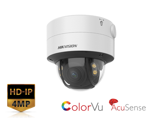 [DS-2CD2747G2-LZS] DS-2CD2747G2-LZS - 4 MP ColorVu Motorized Varifocal Dome Network Camera