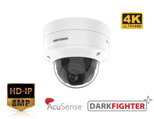 [DS-2CD2786G2-IZS] DS-2CD2786G2-IZS - Hikvision 8MP IR Varifocal Dome Network Camera