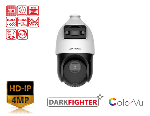 [DS-2SE4C425MWG-E(14F0)] DS-2SE4C425MWG-E(14F0) - Hikvision TandemVu 4MP 25× IR Network Speed Dome