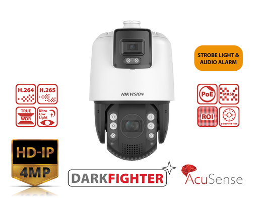 [DS-2SE7C144IW-AE(32X/4)(S5)] DS-2SE7C144IW-AE(32X/4)(S5) - Hikvision 4MP 32× IR Network Speed Dome