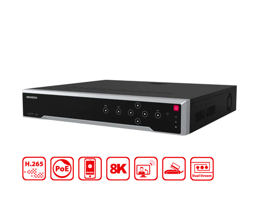 DS-7716NI-M4/16P - Hikvision 16-ch 1.5U 16 PoE 8K NVR