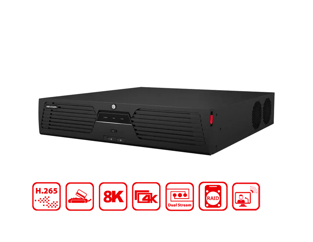 DS-9632NI-M8 - Hikvision 32-ch 2U 8K NVR