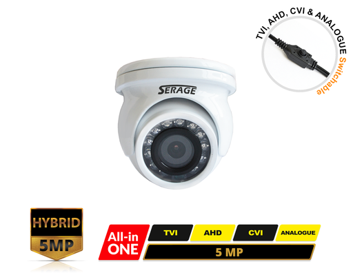 [SR555UNI] SR555UNI - SERAGE 5MP 4 in 1 Vandal-proof Eyeball Mini Camera
