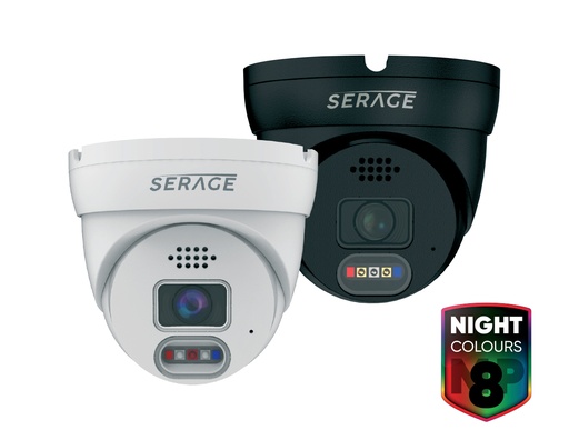 SRDNC8FSAIW/B - Serage 8MP IP 2.8mm Fixed Lens Dome Camera