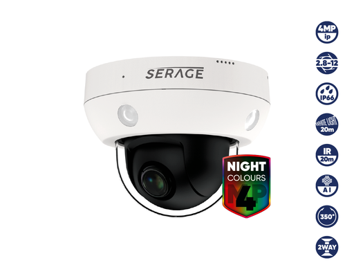 [SRSPV4M] SRSPV4M - Serage 4MP Internal & External PTZ Camera