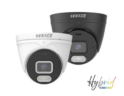 SRPDNC5FSAIW/B - Serage Hybrid 5MP 2.8mm Fixed Lens Premium Dome Camera