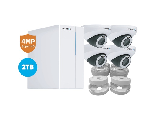 RVIPKIT1/2TB - Verox HD-IP Plug and Play PoE Security Camera system
