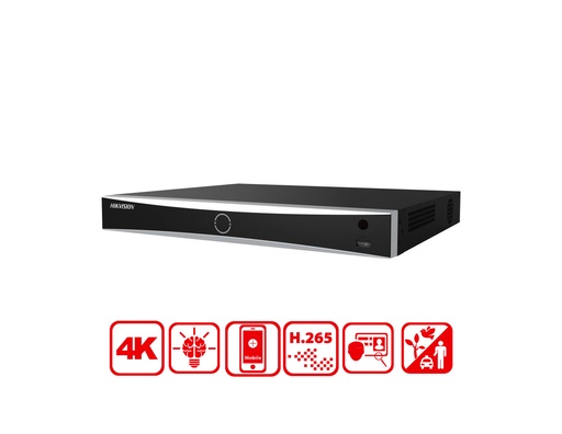 DS-7616NXI-K2/16P(D) - Hikvision 16-ch PoE 1U K Series AcuSense 4K NVR