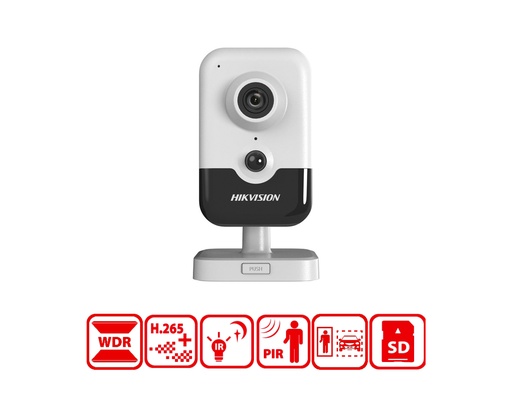 [DS-2CD2483G2-I(2.8mm)] DS-2CD2483G2-I(2.8mm) - Hikvision 8 MP AcuSense Built-in Mic Fixed Cube Network Camera