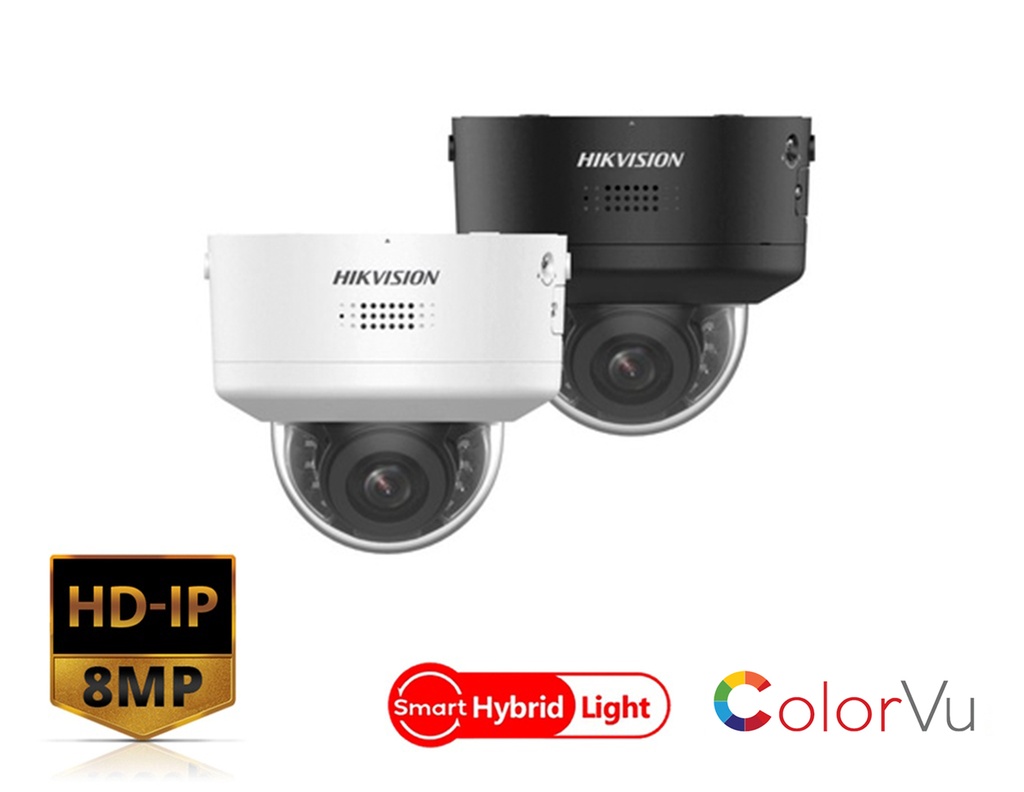 DS-2CD2787G2H-LIPTRZS2U/SL - Hikvision 8 MP Smart Hybrid Light with ColorVu Motorized PTRZ Varifocal Dome Network Camera