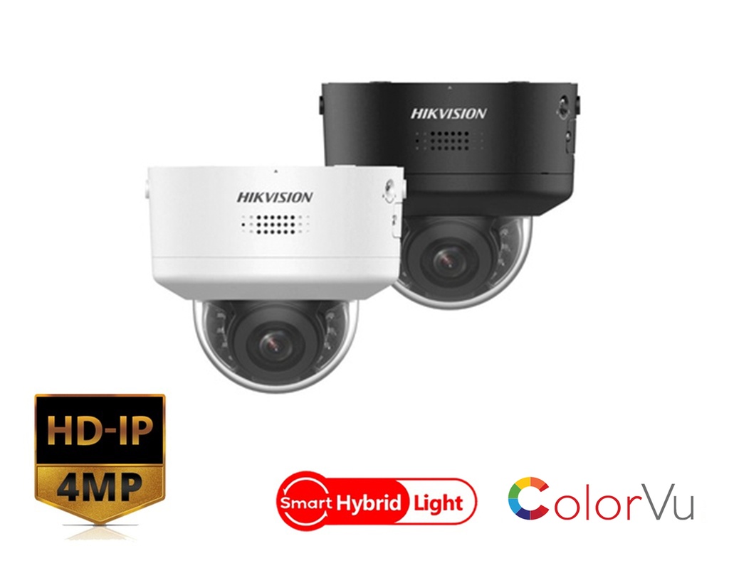 DS-2CD2747G2H-LIPTRZS - Hikvision 4 MP Smart Hybrid Light with ColorVu Motorized PTRZ Varifocal Dome Network Camera
