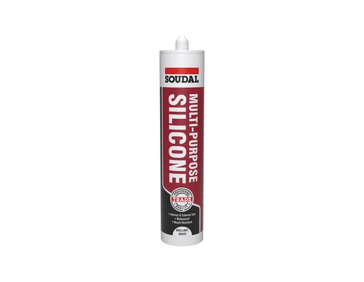 [GTSILICONE/WHITE] GTSILICONE/WHITE - Soudal Trade Multi Purpose Silicone 270ml White