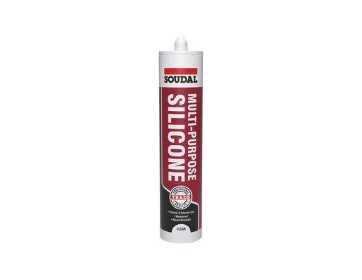 [GTSILICONE/CLEAR] GTSILICONE/CLEAR - Soudal Trade Multi Purpose Silicone 270ml Clear