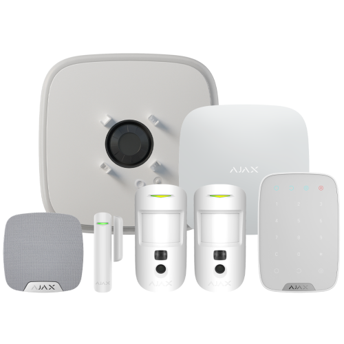 Ajax Kit 23 S - 1xHub2(2G), 2xMotionCamS(PhOD), 1xDoorProtectS, 1xKeyPadPlusS, 1xStreetSirenSDoubleDeck, 1xHomeSirenS