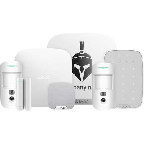 Ajax Kit 25 S - 1xHub2Plus, 2xMotionCamS(PhOD), 1xDoorProtectS, 1xKeyPadPlusS, 1xStreetSirenS DoubleDeck, 1xHomeSirenS