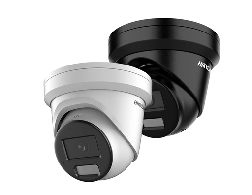 DS-2CD2346G2H-IS2U/S(L)(RB) - Hikvision 4MP AcuSense Strobe Light and Audible Warning Fixed Turret Network Camera