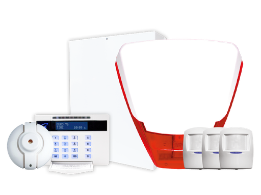 [EURO76/S] Pyronix EURO76/S-KIT - 1xEURO76/S-UK, 1xKeypad, 1xDeltabell-E module, 1xDeltabell cover, 1xTwinAlert, 3xMEQ Blue