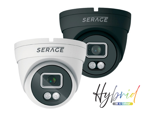 SRDNC4FW/B - Serage 4MP IP 2.8mm Fixed Lens Dome Camera