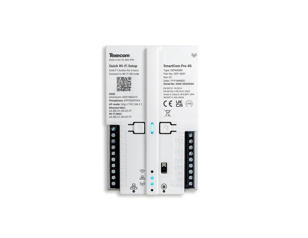 [CEP-0001] CEP-0001 - Texecom SmartCom Pro 4G