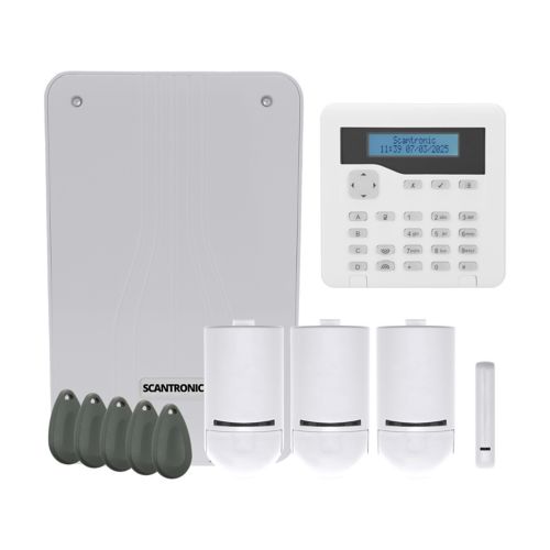 [KIT-80HE-RKP] KIT-80HE-RKP- Scantronic 80 Zone Kit c/w Radio RKPZ Keypad