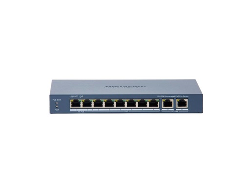 [DS-3E0310HP-E(C)] DS-3E0310HP-E(C) - 8 Port Fast Ethernet Unmanaged POE Switch