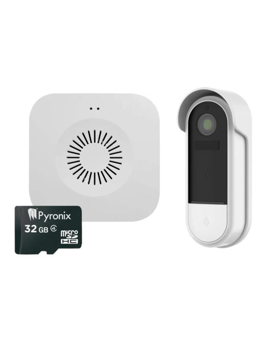[DOORBELL2/KIT-SDC] DOORBELL2/KIT-SDC - Pyronix Doorbell with Chime and 32GB SD CARD