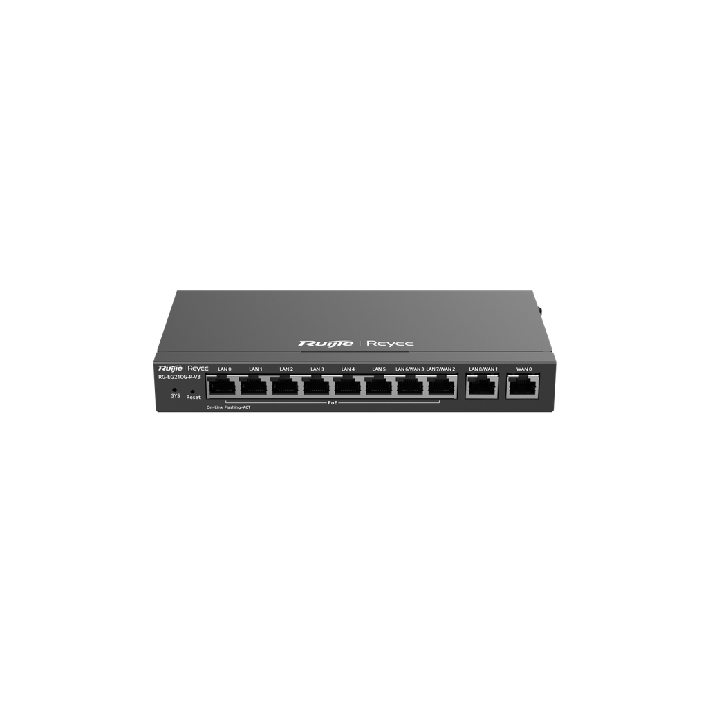 [RG-EG210G-P-V3] RG-EG210G-P-V3 - Ruijie Reyee Cloud Managed PoE Router