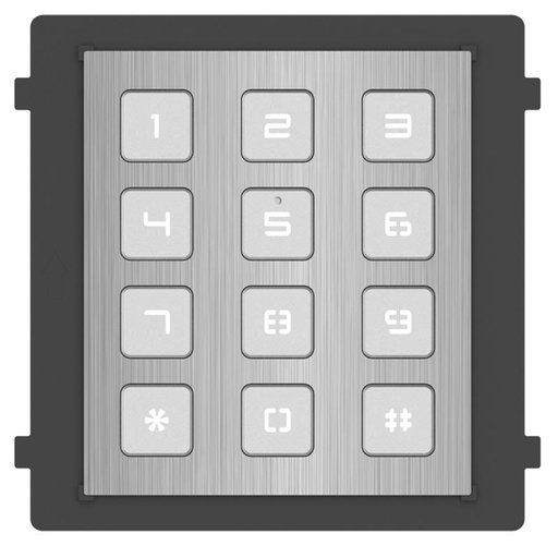 [DS-KD-KP/S] HIKVISION KD8 Series Pro Modular Door Station  Keypad module, needs mouting bracket