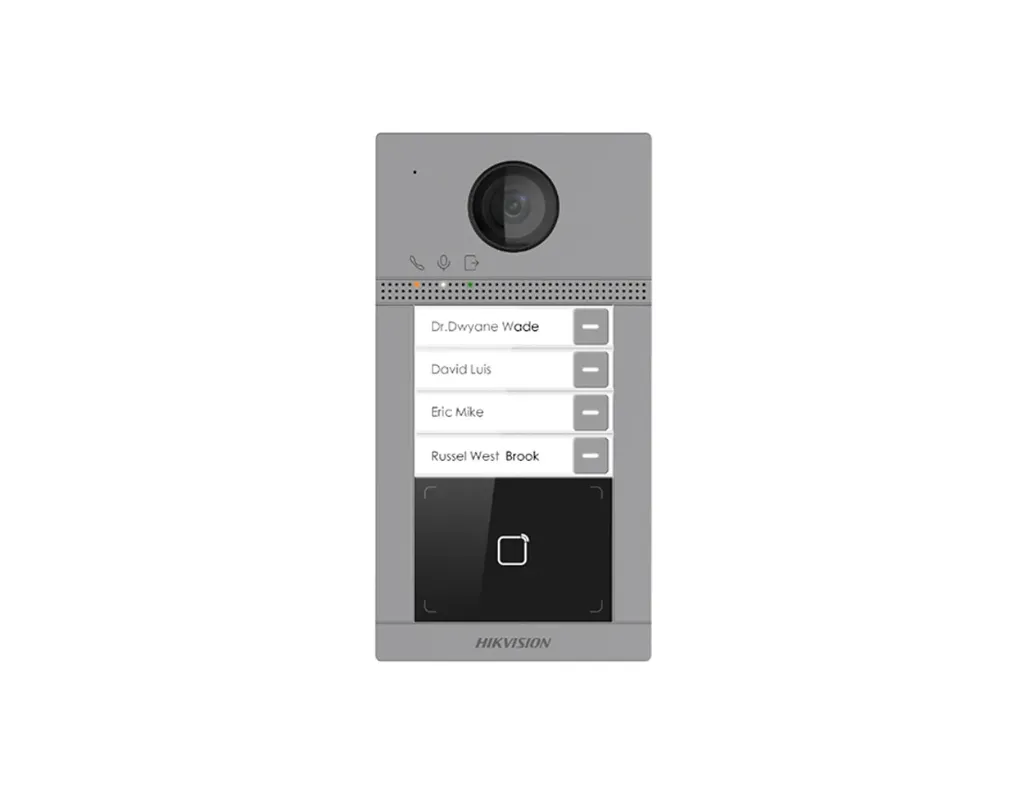 [DS-KV8413-WME1(C)] DS-KV8413-WME1(C) - Hikvision 4 Buttons Metal Villa Door Station