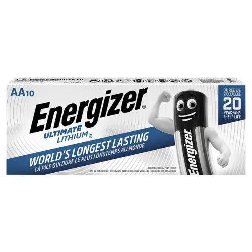 [LITH-AA 10S] LITH-AA 10S - Energizer Lithium AA Battery, 1.5V, 10-Pack