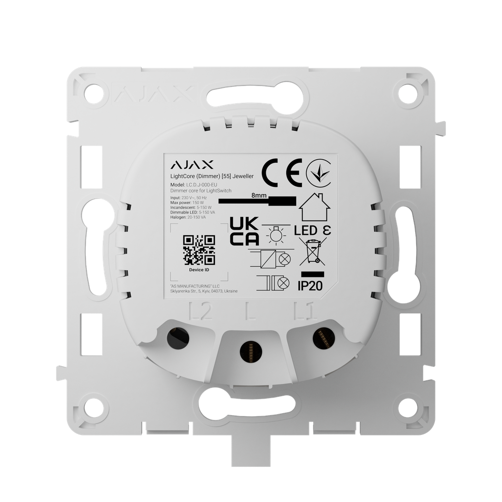 [91248.255.WH1] 91248.255.WH1 - Ajax LightCore (Dimmer) [55]