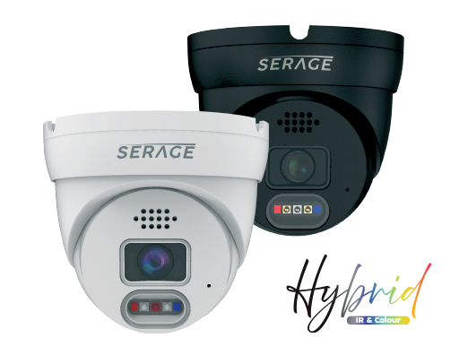 SRDNC8FSW/B - Serage 4K IP 2.8mm Fixed Lens Dome Camera