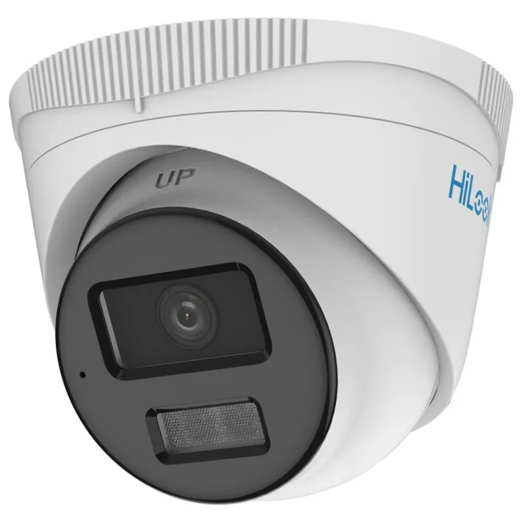 HiLook by Hikvision IP Motion 3.0 Smart Hybrid ColorVu 4MP 30m Turret Dome with Microphone 2.8mm