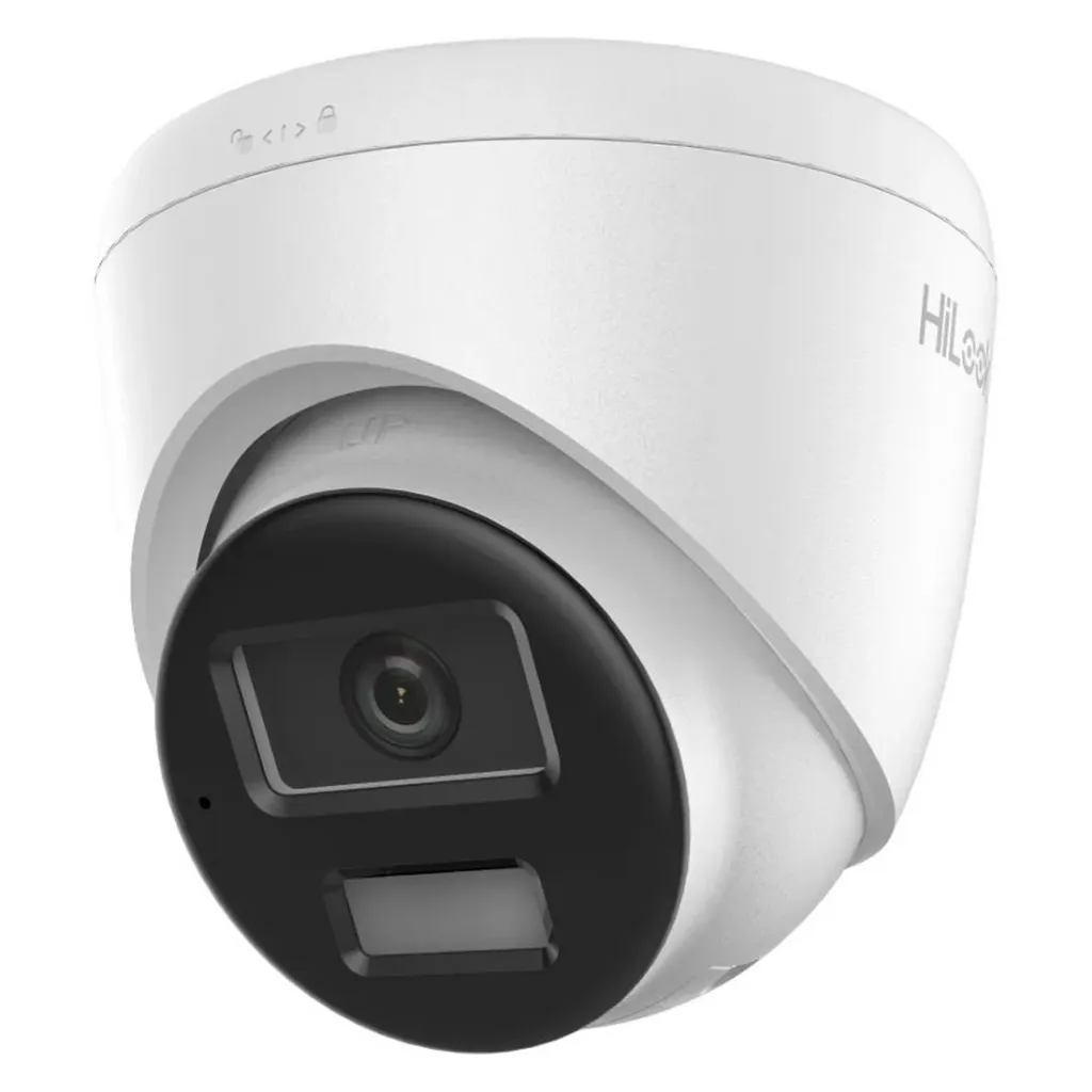 HiLook by Hikvision IP Motion 2.0 Smart Hybrid 8MP 30m Turret with Mic/Speaker/Alarm 2.8mm